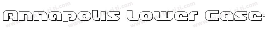Annapolis Lower Case字体转换